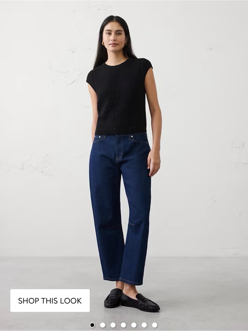 Banana Republic cotton-blend textured sweater, XS, NWT